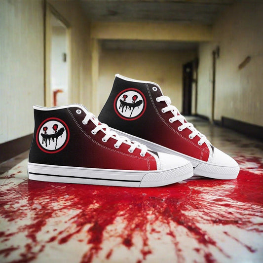Red Custom Sneakers | Unisex | Freaky Shoes®