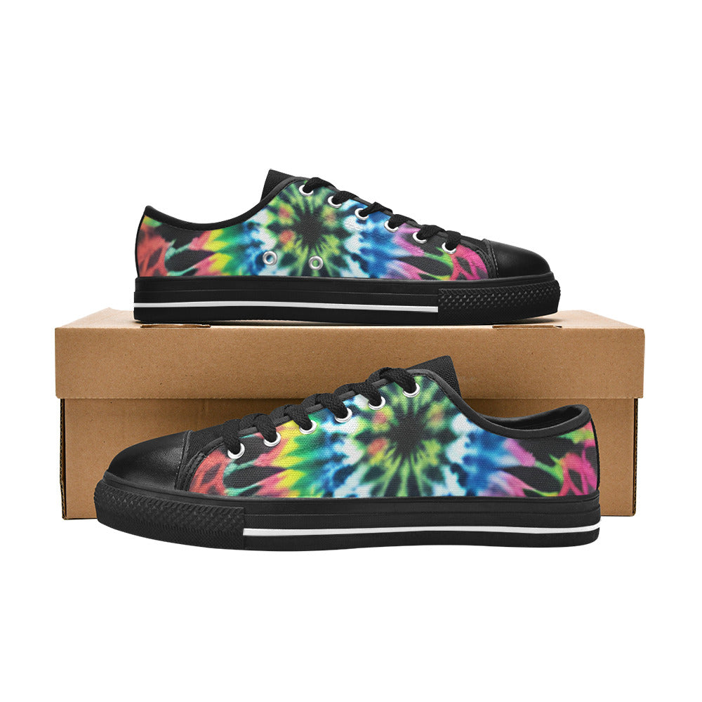 WOMEN'S Cc Tie Dye Art Canvas Aesthetic Shoes