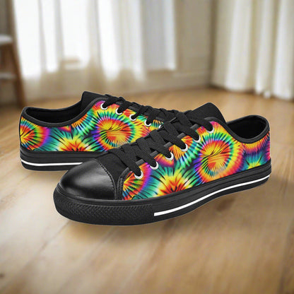Monarch Orange Black Wearable WOMEN Bold Art - Freaky Shoes | Custom Art Sneakers