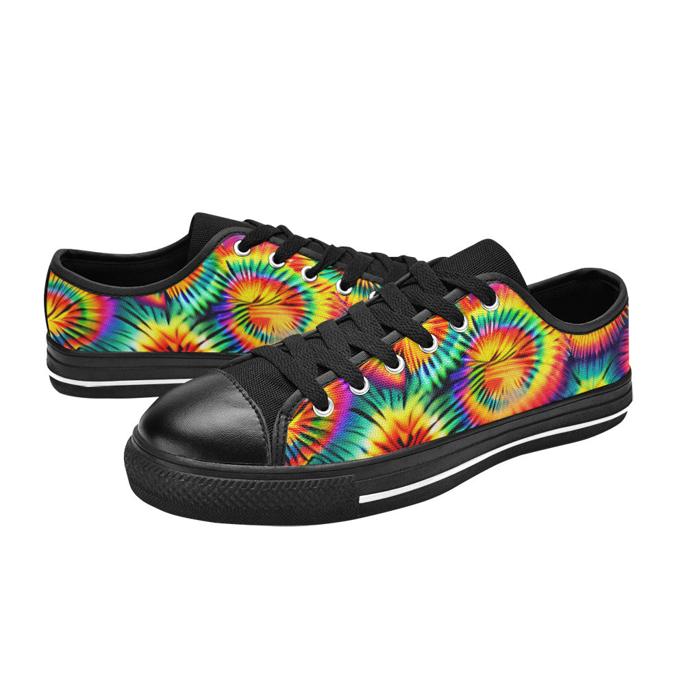 WOMEN'S Rainbow Tie Dye Canvas Cottagecore Shoes