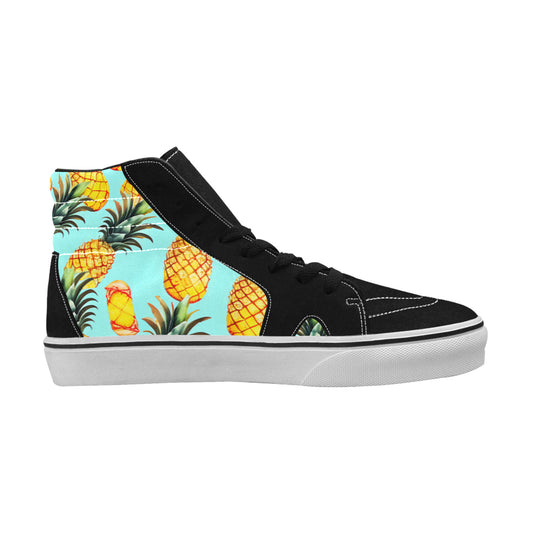 WOMEN'S Pineapples Please 5 High Top Skateboarding Cottagecore Shoes