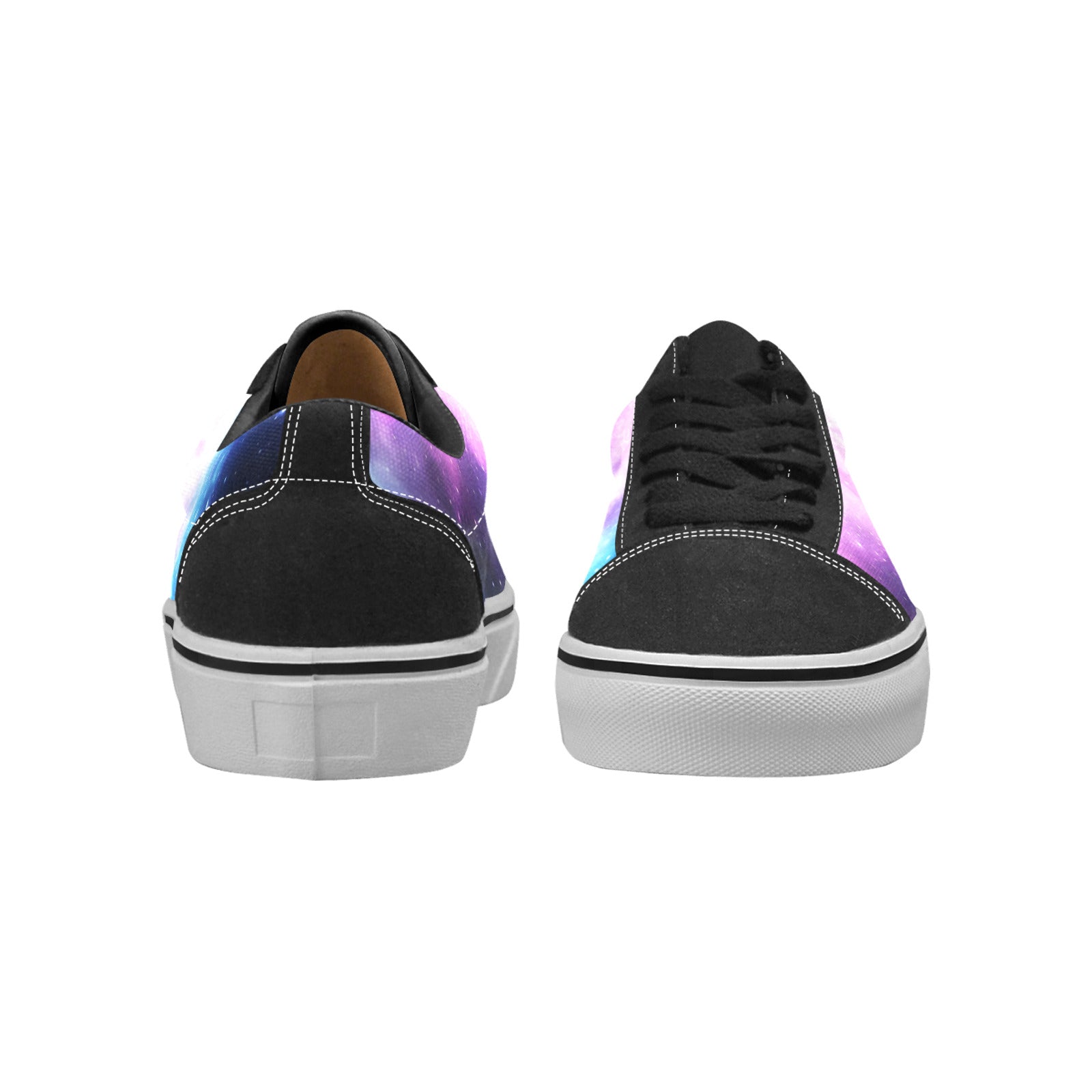 WOMEN'S Galaxy Art Out Space Low Top Skateboarding Cottagecore Custom Shoes