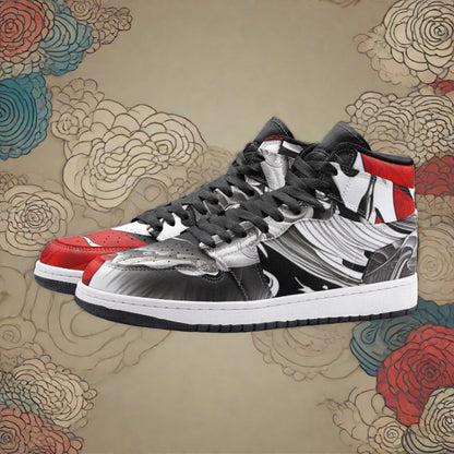 Cherry Blossom Rainbow Custom Bold Art - Freaky Shoes | Custom Art Sneakers