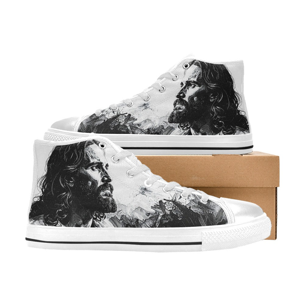 MEN'S Jesus2 Men’S High Top Canvas Neon Fantasy Custom Sneakers