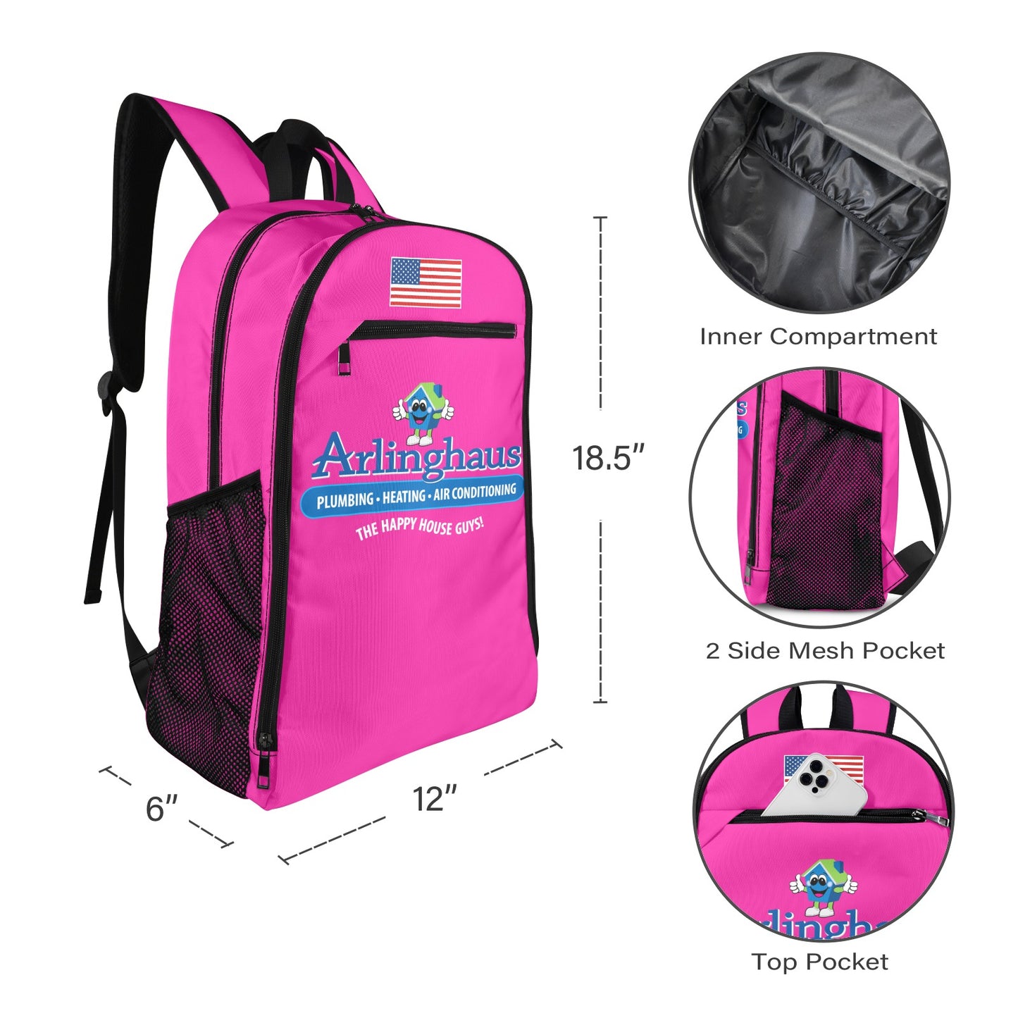 Arlinghaus All Over Print Leisure Sports Backpack (Model 1741)