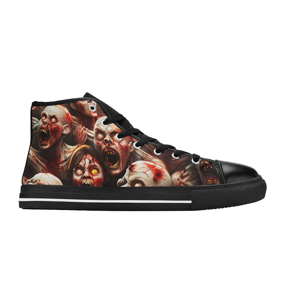 MEN'S Monsters Men’S High Top Canvas Dark Academia Custom Sneakers