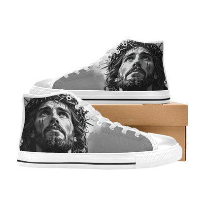 MEN'S Jesus_Ht_05 Men’S High Top Canvas Dreamcore Sneakers