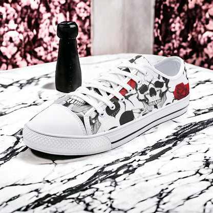 Cherry Blossom Pastel Soft Wearable Bold Art - Freaky Shoes | Custom Art Sneakers