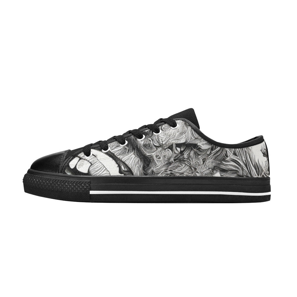 WOMEN'S Freestyle Horror 2 Canvas Vibrant Chaos Custom Shoes