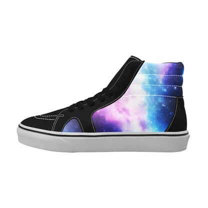 MEN'S Galaxy Art Out Space High Top Skateboarding Dreamcore Custom Sneakers