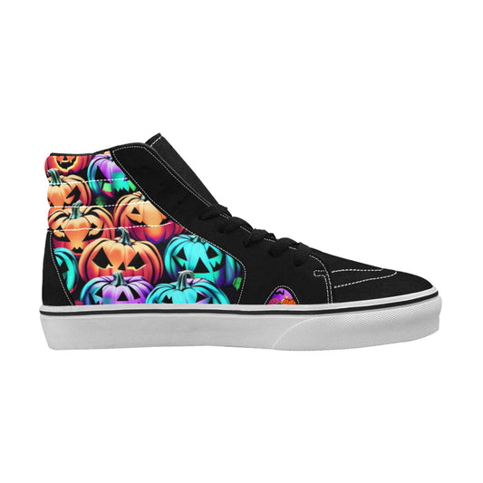 WOMEN'S Halloween Art 4 High Top Skateboarding Cottagecore Custom Sneakers