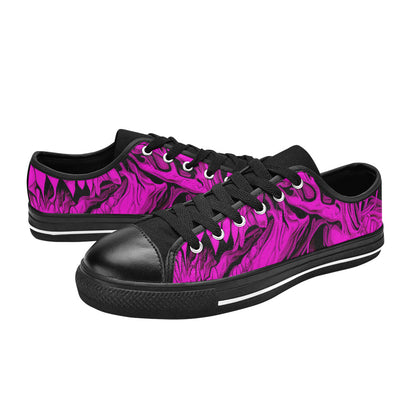 MEN'S Cc Demons Canvas Vibrant Chaos Custom Shoes