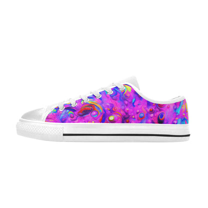 MEN'S Cc Acid Bath Art Canvas Grunge Sneakers