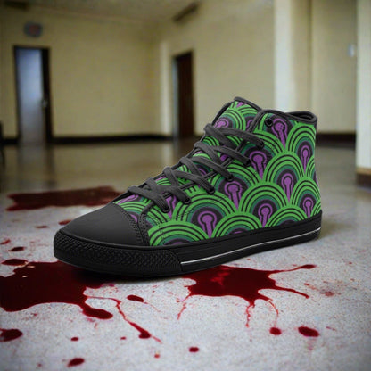 Aztec Amber Gold Custom Bold Art - Freaky Shoes | Custom Art Sneakers