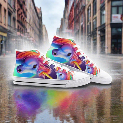 Peacock Jewel Rich Vivid Bold Art - Freaky Shoes | Custom Art Sneakers