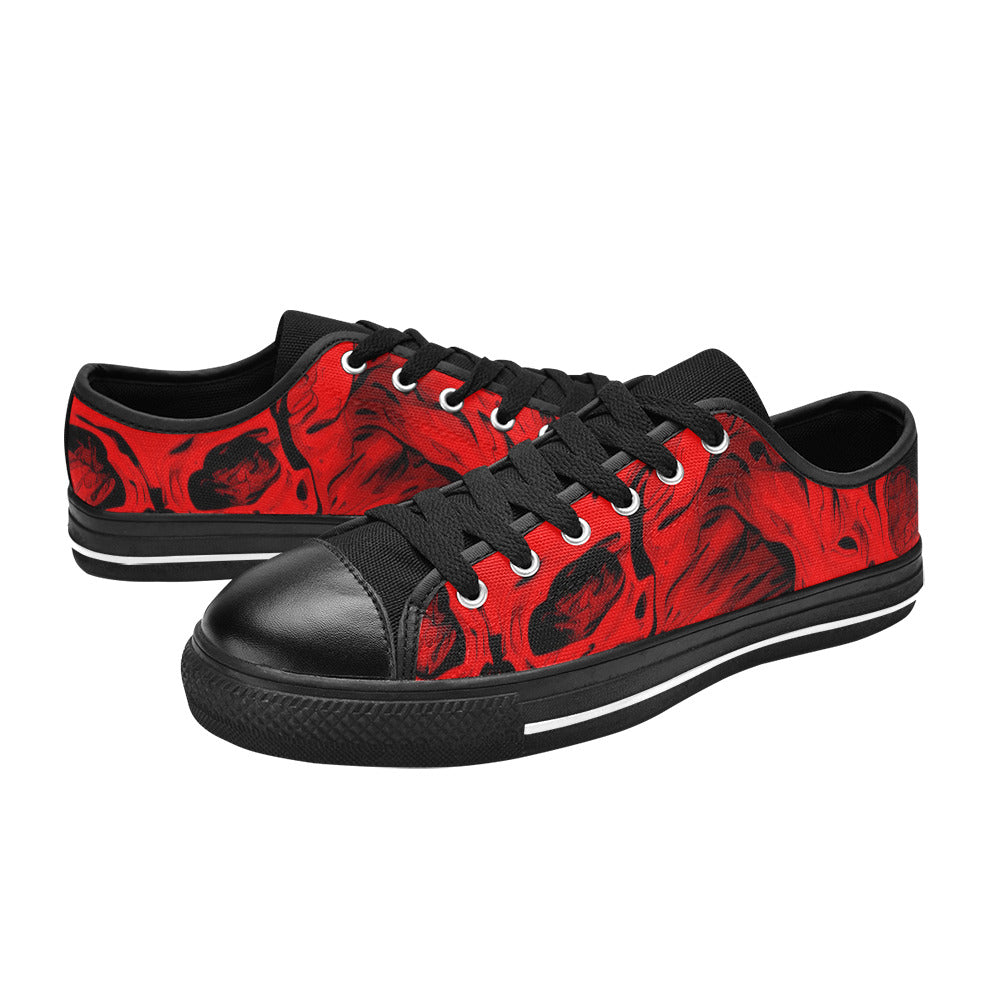 WOMEN'S Cc Horror Art 2 Canvas Grunge Shoes