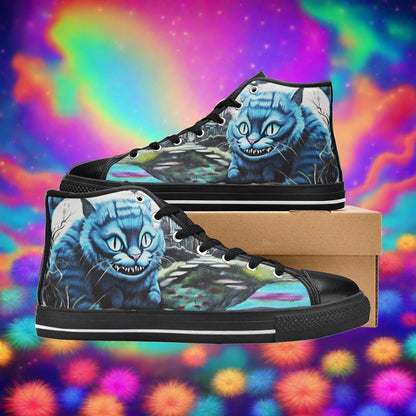 Dragon Crimson Black Wearable WOMEN Bold Art - Freaky Shoes | Custom Art Sneakers
