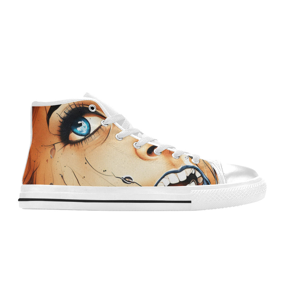 MEN'S Cc Retro Face 5 High Top Canvas Surreal Sneakers