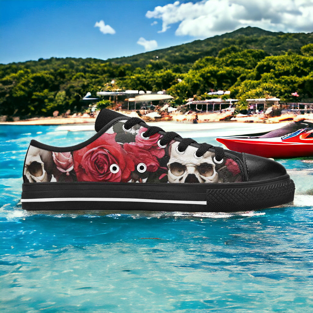 Jellyfish Navy Indigo Custom MEN Bold Art - Freaky Shoes | Custom Art Sneakers