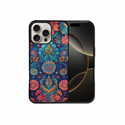 iPhone 16 Pro Max Case — Paisley Mandala, Personalized Phone Case