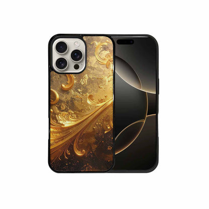 iPhone 16 Pro Max Case — Klimt Gold Leaf Artwork Pattern, Unique Phone Case Design