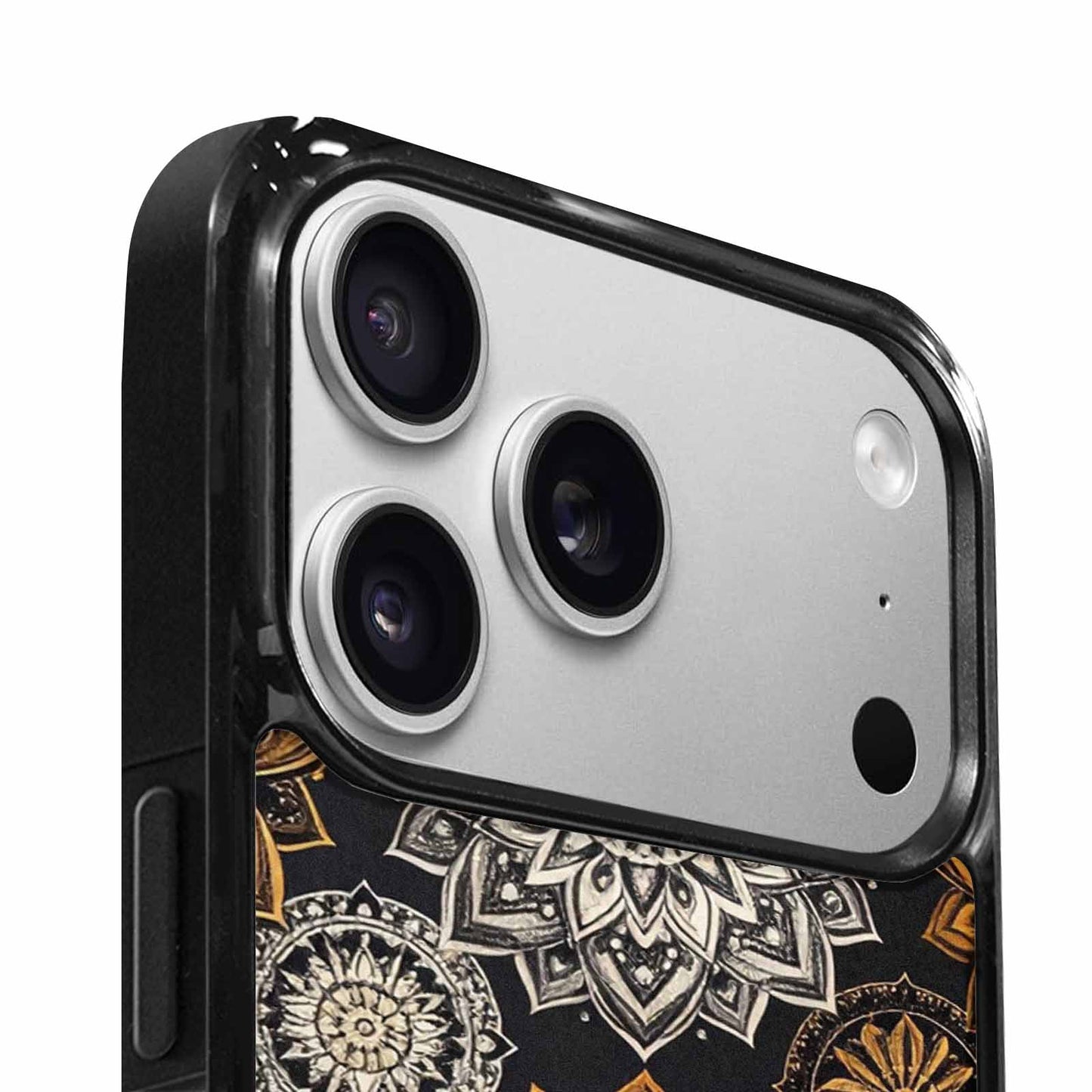 iPhone 17 Pro Max Case — Small Mandala Pattern, Randomly Floral, Custom Made Phone Cover