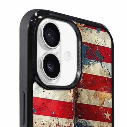 iPhone 17 Case — Small American Flag Stars Galaxy Space, Custom Made Phone Cover