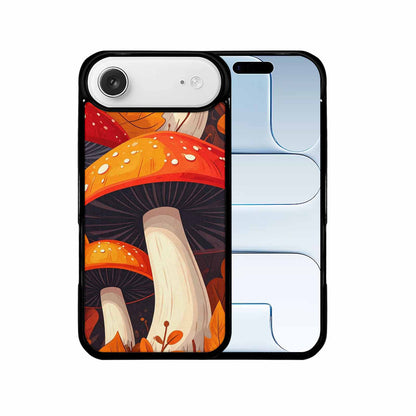 iPhone 17 Air Case — Bold Autumn Mushroom Original Art, Customized Protective Case