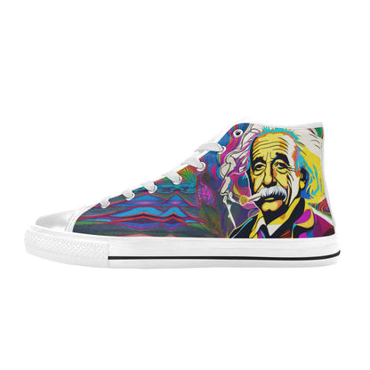 MEN'S 420 Albert Men’S High Top Canvas Neon Fantasy Custom Shoes