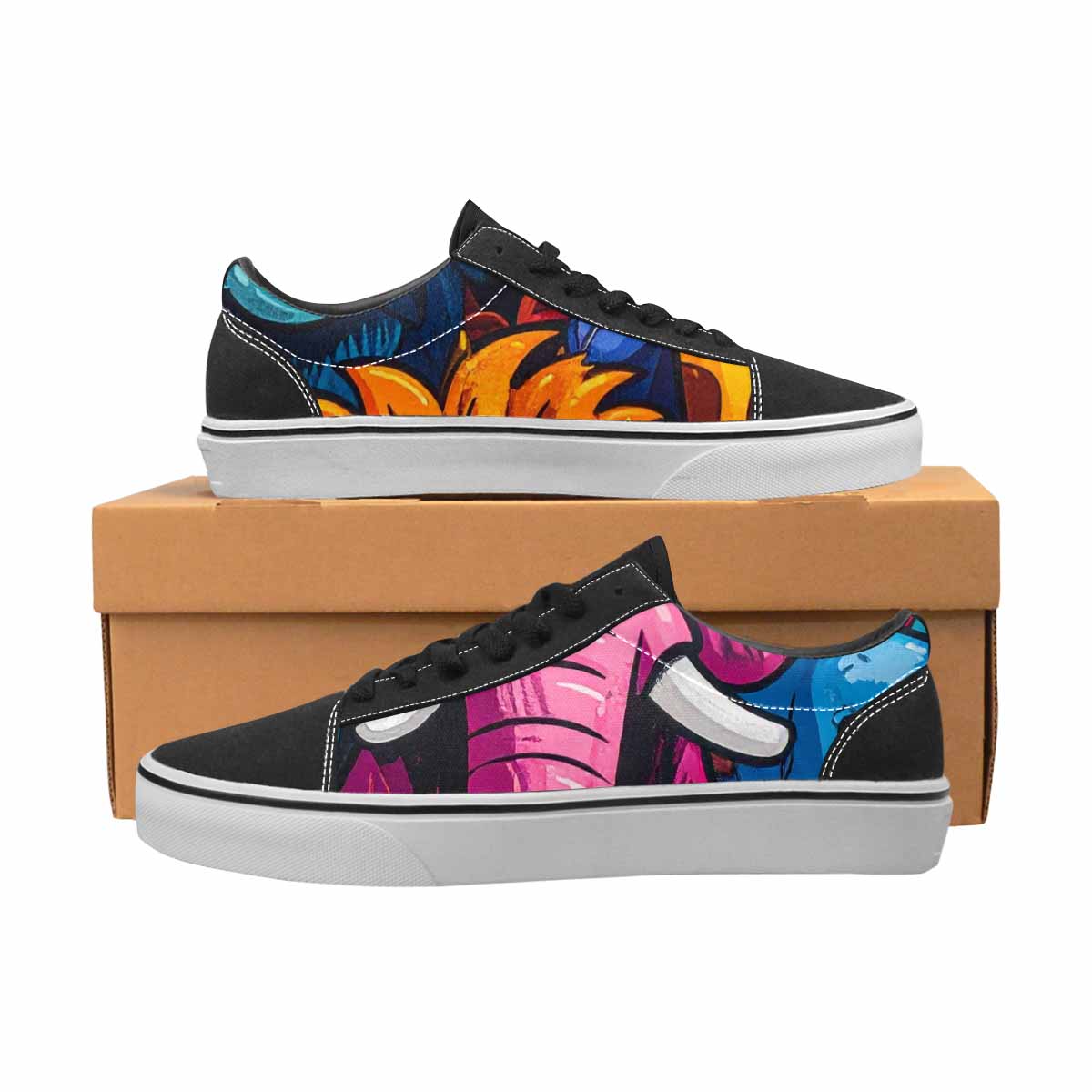 MEN'S Cartoon Animal Characters Canvas Lace-Up Dark Academia Sneakers