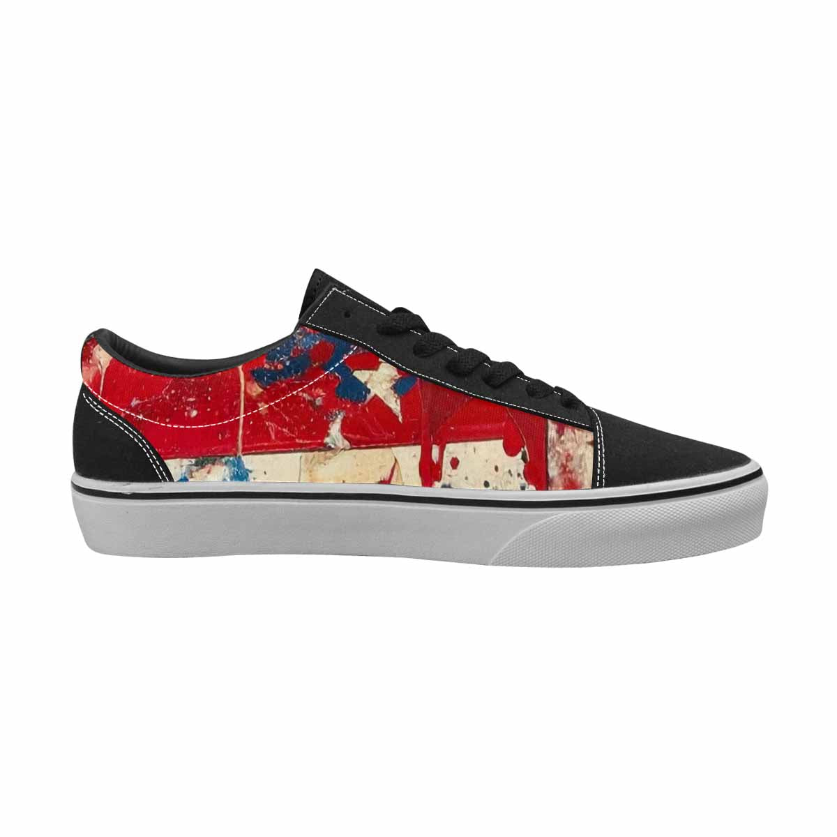 WOMEN'S Patriotic Stars Stripes Lace-Up Canvas Dreamlike Shoes