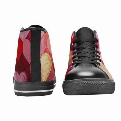 WOMEN'S No Words Or High Top Canvas Cottagecore Custom Sneakers