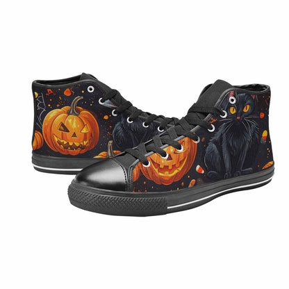 MEN'S Halloween High Top Canvas Dark Academia Sneakers