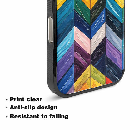 iPhone 15 Pro Max Case — Progress Pride Flag Color Theme Small, Personalized Phone Case