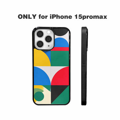 iPhone 15 Pro Max Case — 1960s Mod Cartoon Art Pattern, Custom Made Phone Cover