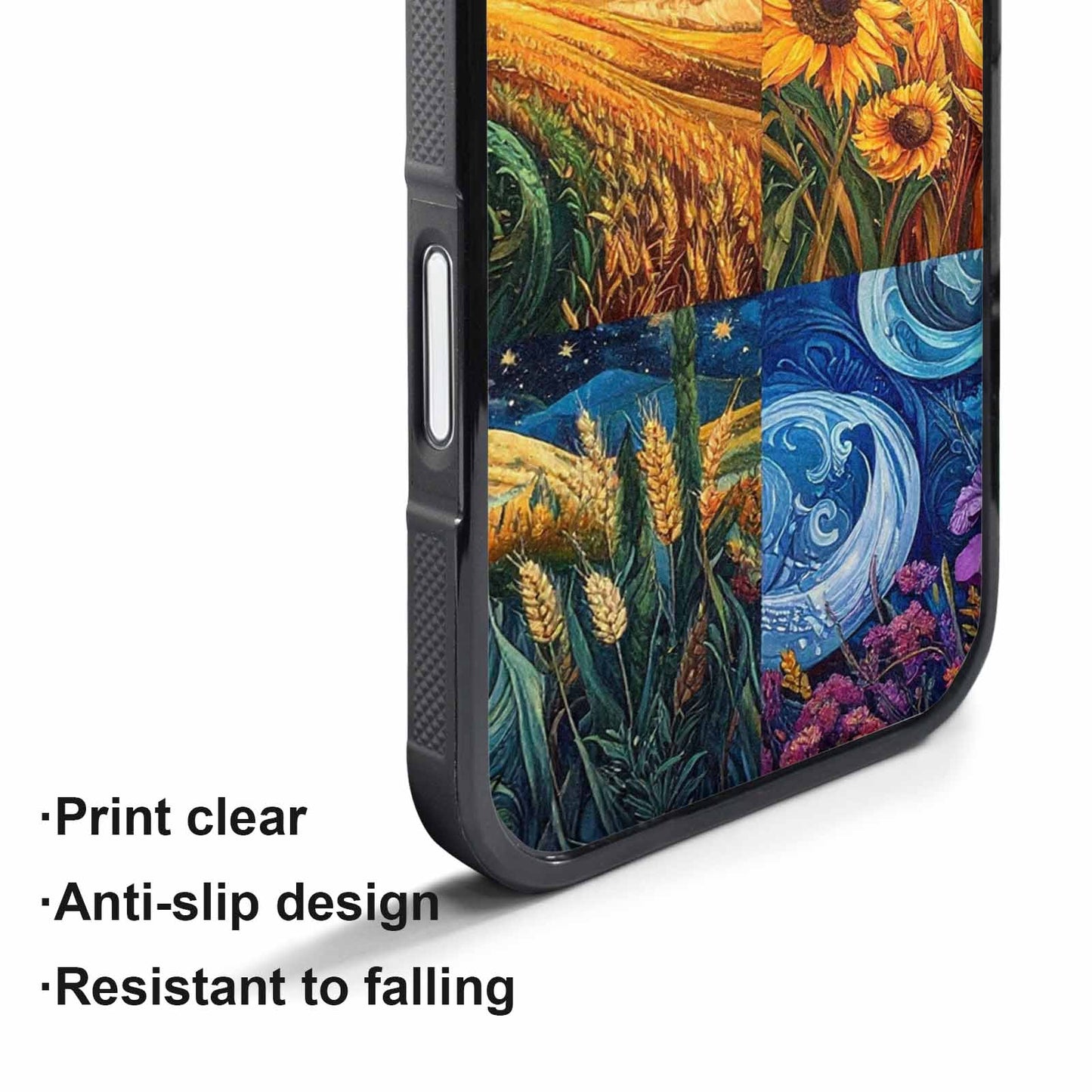 iPhone 17 Air Case — Small Van Gogh Style Swirl Galaxy, Personalized Phone Case