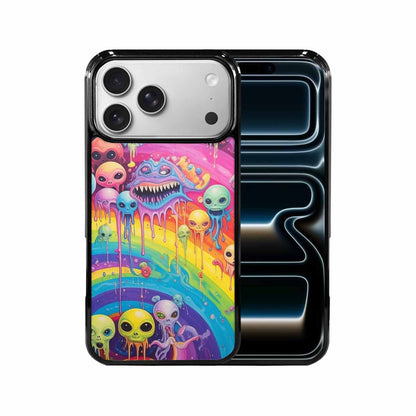 iPhone 17 Pro Max Case — Aliens Tie Dyemelting Aliens Tie Dye, Personalized Phone Case