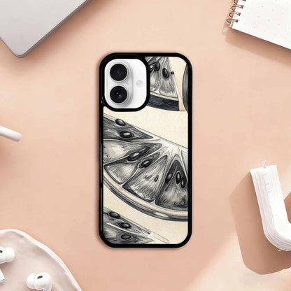 iPhone 17 Case — Chrome Gothic Watermelon Gothic Skulls, Personalized Phone Case
