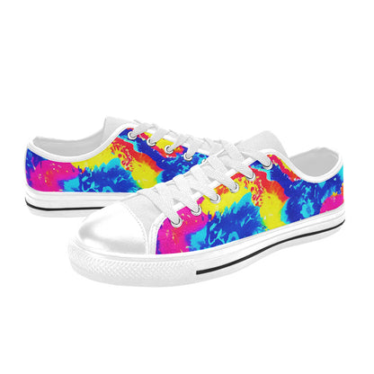 MEN'S Tie Dye Splash Retro Canvas Surreal Sneakers