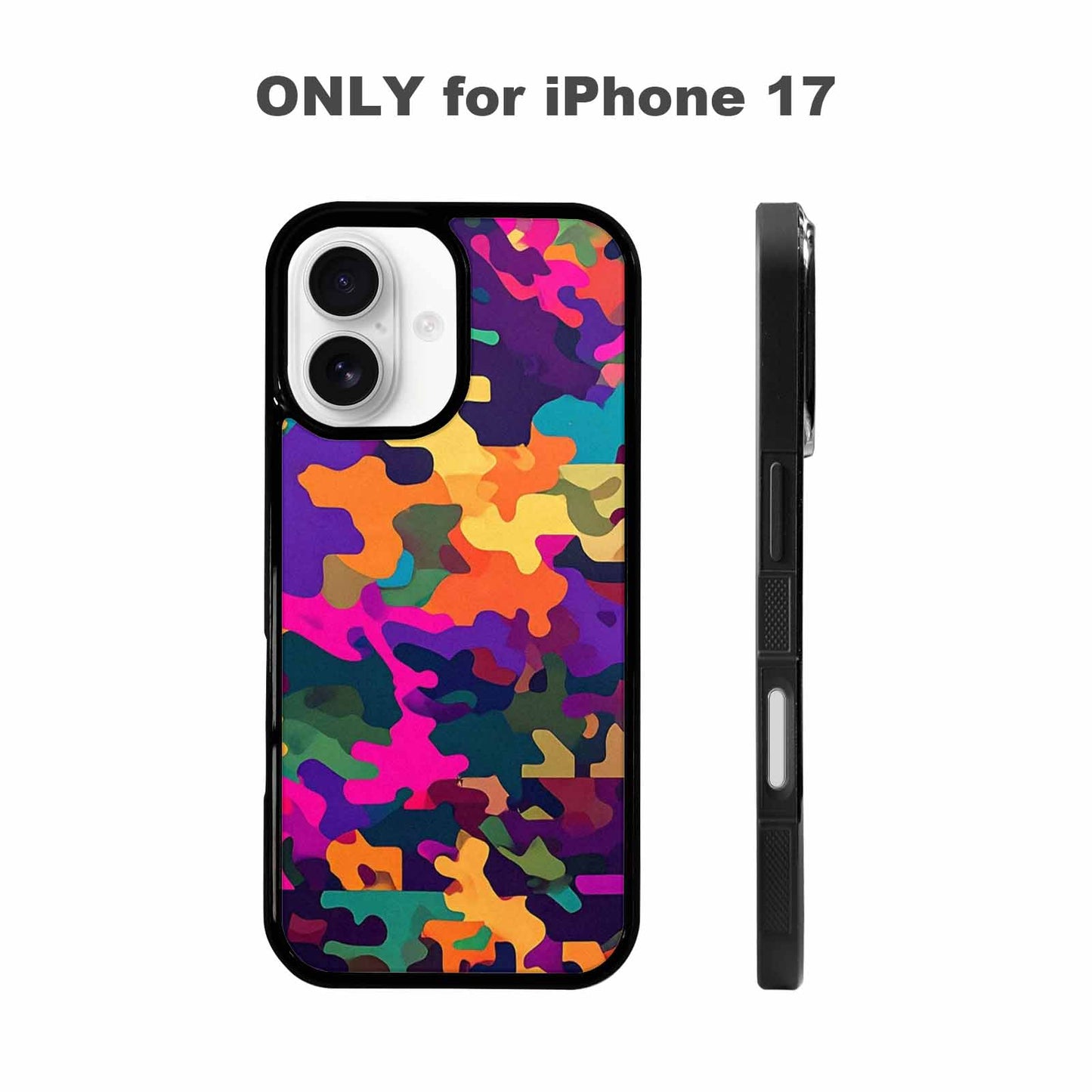 iPhone 17 Case — Small Military Camouflage Blotch Camo, Custom Phone Case