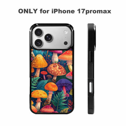 iPhone 17 Pro Max Case — Mushrooms Botanicalmushrooms P Npq Floral, Customized Protective Case