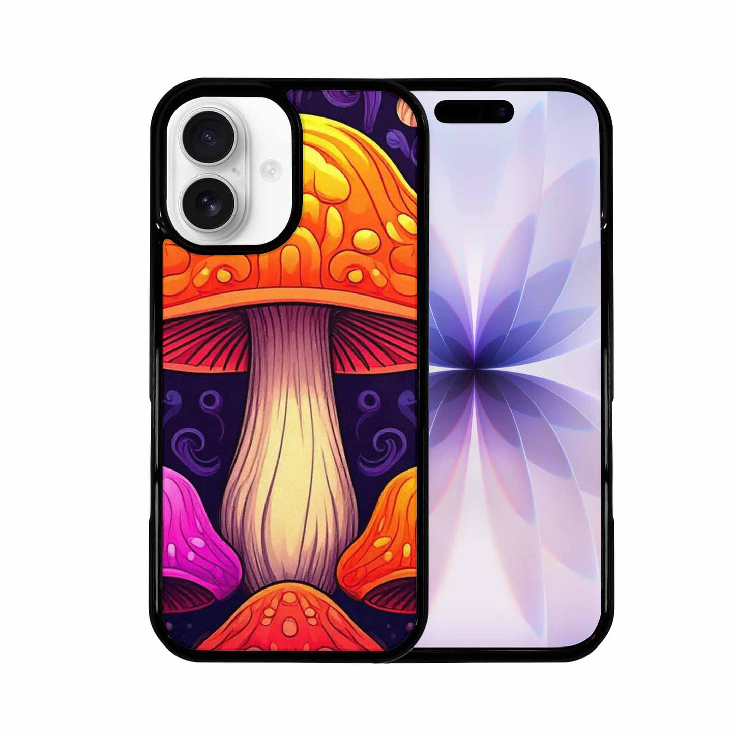 iPhone 17 Case — Psychedelic Mushroom Cartoon Pattern Cartoon Cute, Custom Art Phone Cover