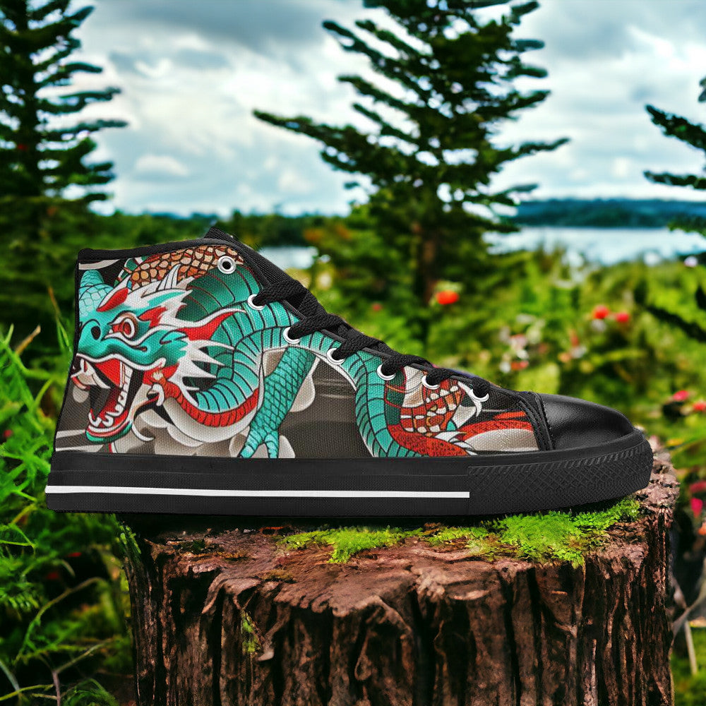 Japanese Dragon Art Women - Freaky Shoes®