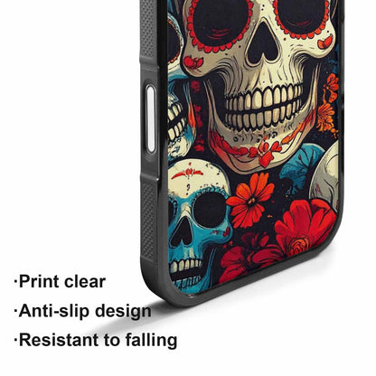 iPhone 17 Case — Skull Dark Art Gothic Print Gothic, Custom Printed Phone Case