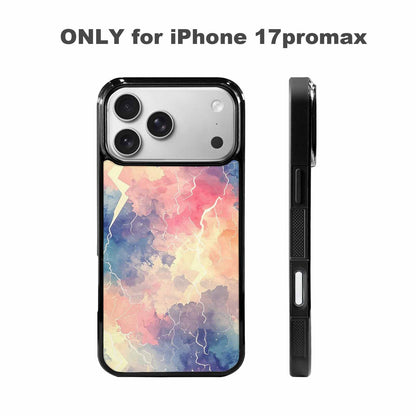 iPhone 17 Pro Max Case — Vintage Spring Lightning Retro Vintage, Customized Protective Case