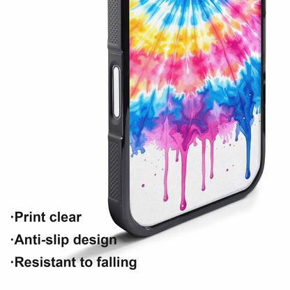 iPhone 17 Pro Max Case — Tie Dye Style Art Tie Dye, Customized Protective Case