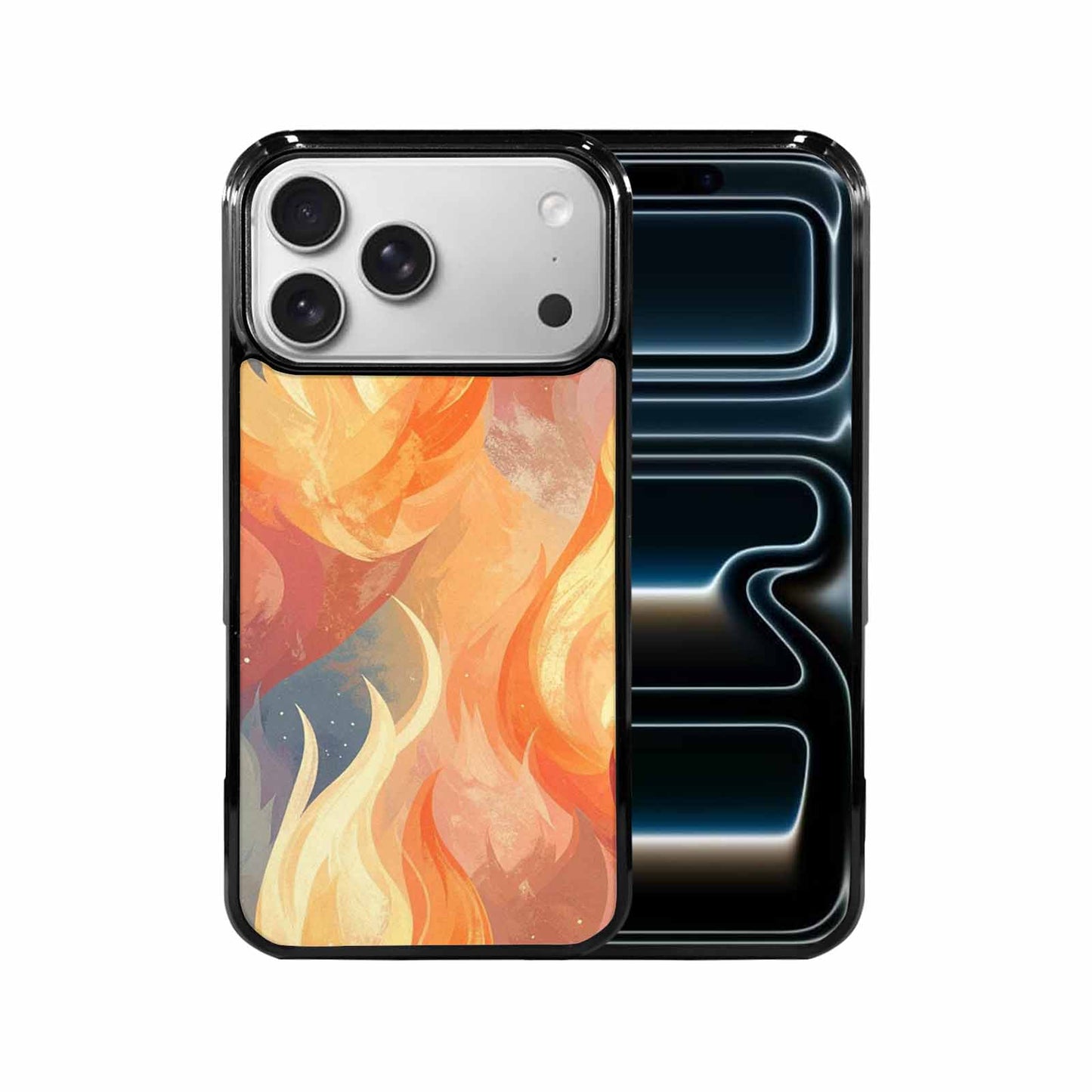 iPhone 17 Pro Max Case — Retro Easter Flame Retro Vintage, Custom Art Phone Cover