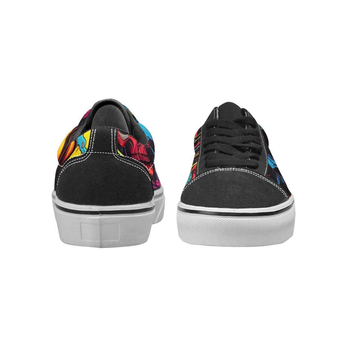 WOMEN'S 1000s Skulls Digital Camo Lace-Up Canvas Dreamcore Custom Shoes