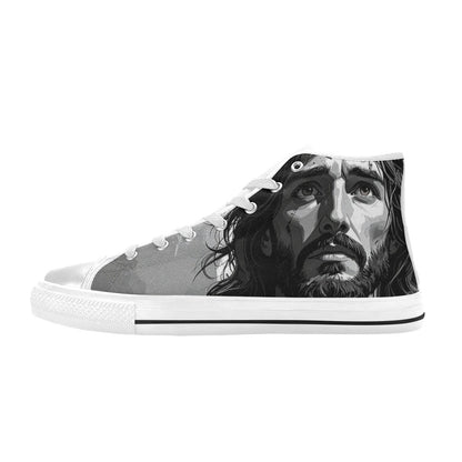 WOMEN'S Jesus_Ht_04 High Top Canvas Surreal Custom Sneakers