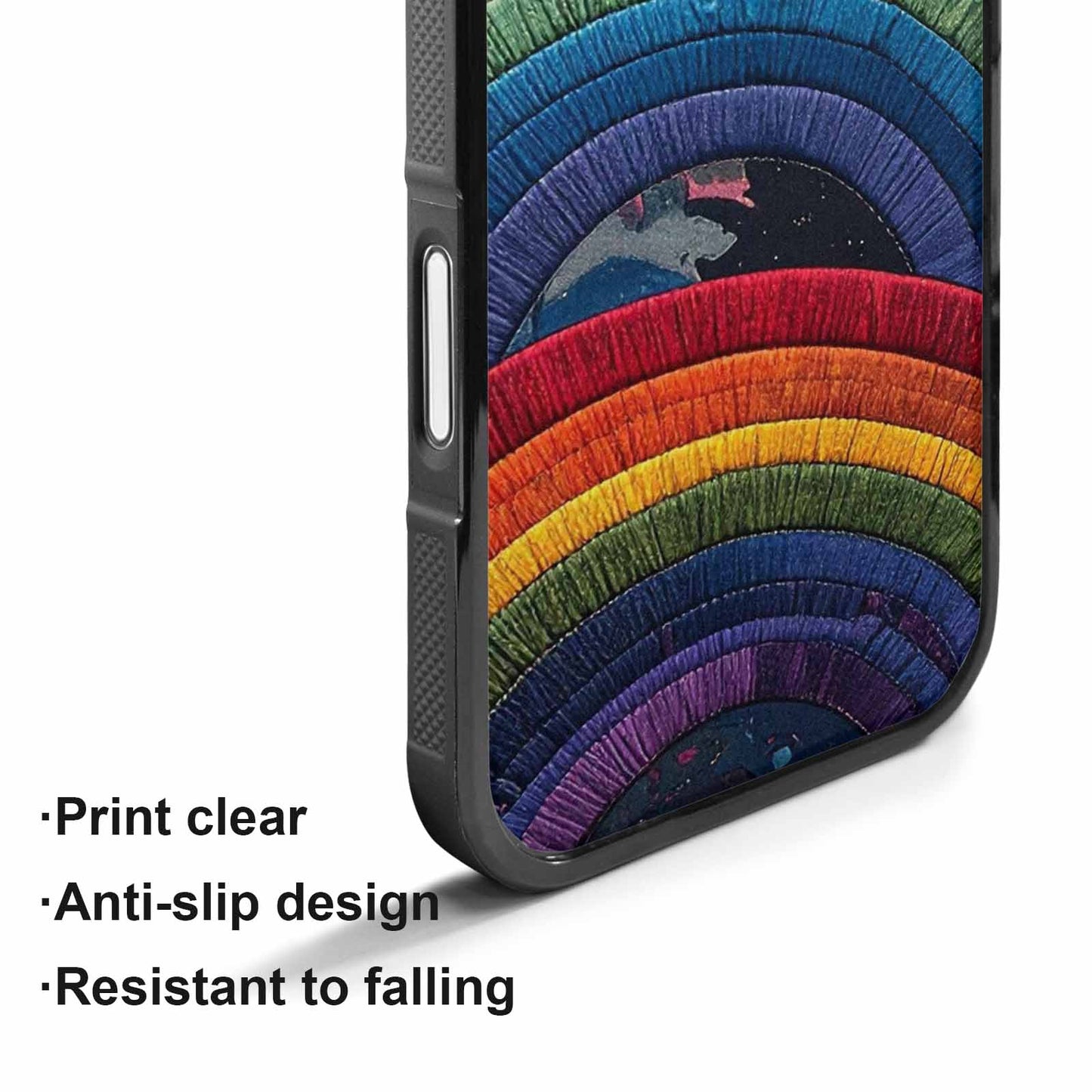 iPhone 17 Case — Vivid Camo Rainbow Camo, Custom Art Phone Cover